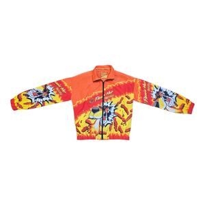 Forever 21 x Flaming Hot Cheetos All Over Graphic Jacket - Medium